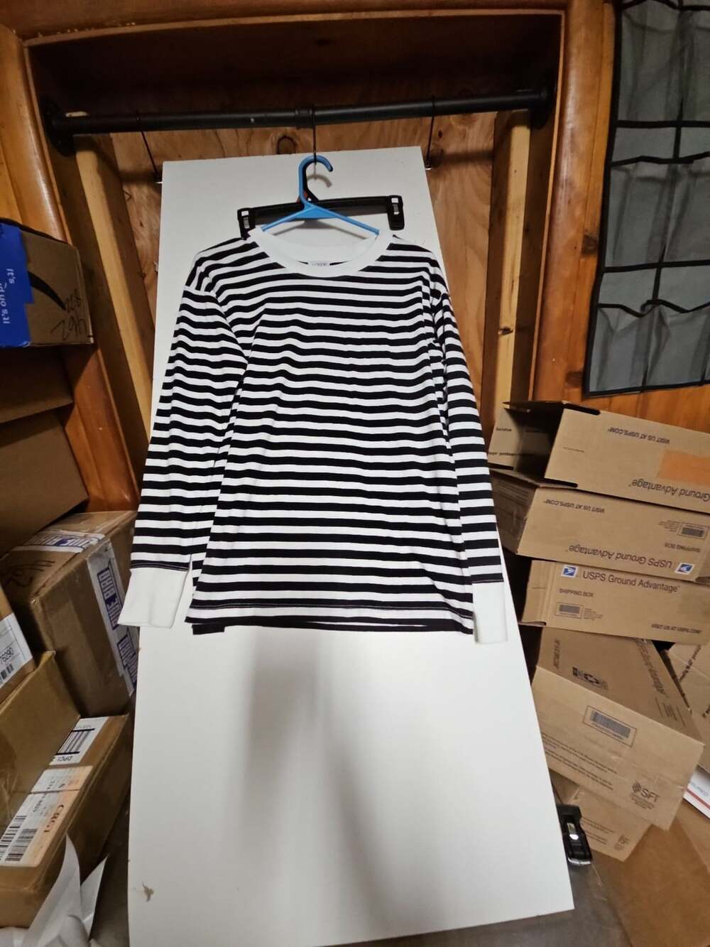 (370) J.Crew Striped Long Sleeve Tee Size XS